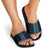 New Zealand Maori Kowhaiwhai Slide Sandals Kikorangi Maui and Mangopare - Polynesian Pride