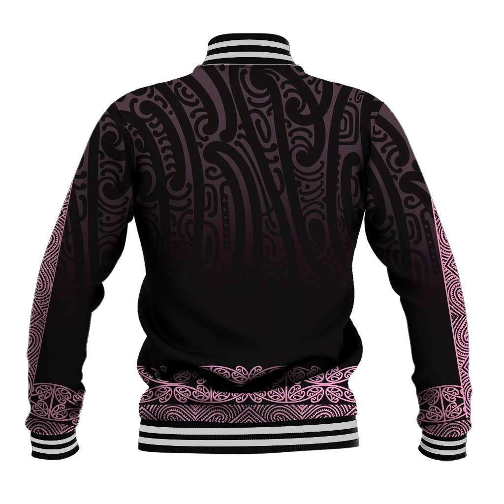 New Zealand Maori Kowhaiwhai Baseball Jacket Mawhero Maui and Mangopare