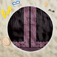 New Zealand Maori Kowhaiwhai Beach Blanket Mawhero Maui and Mangopare