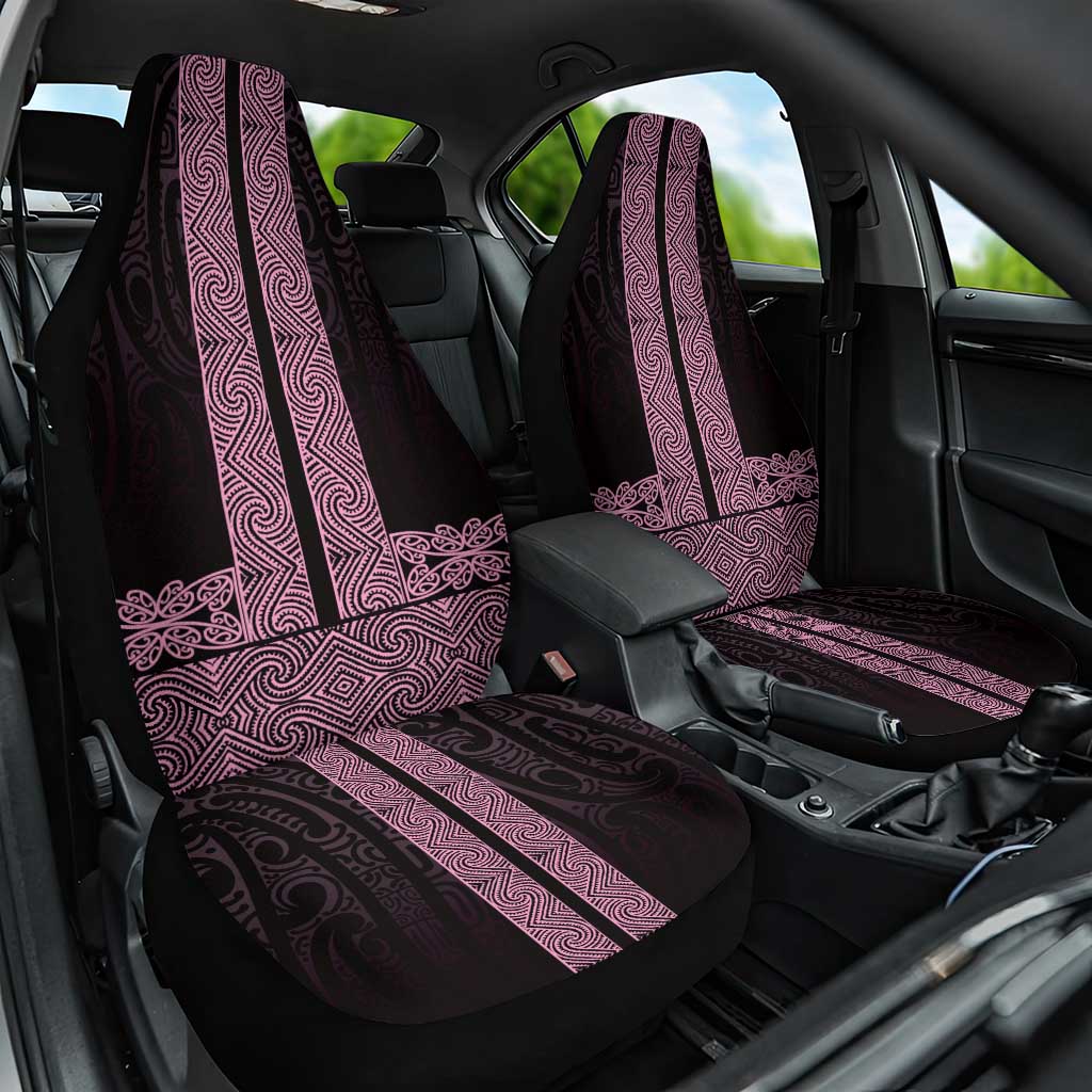 New Zealand Maori Kowhaiwhai Car Seat Cover Mawhero Maui and Mangopare