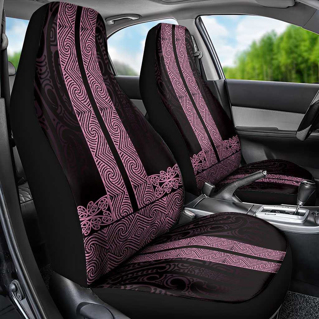 New Zealand Maori Kowhaiwhai Car Seat Cover Mawhero Maui and Mangopare