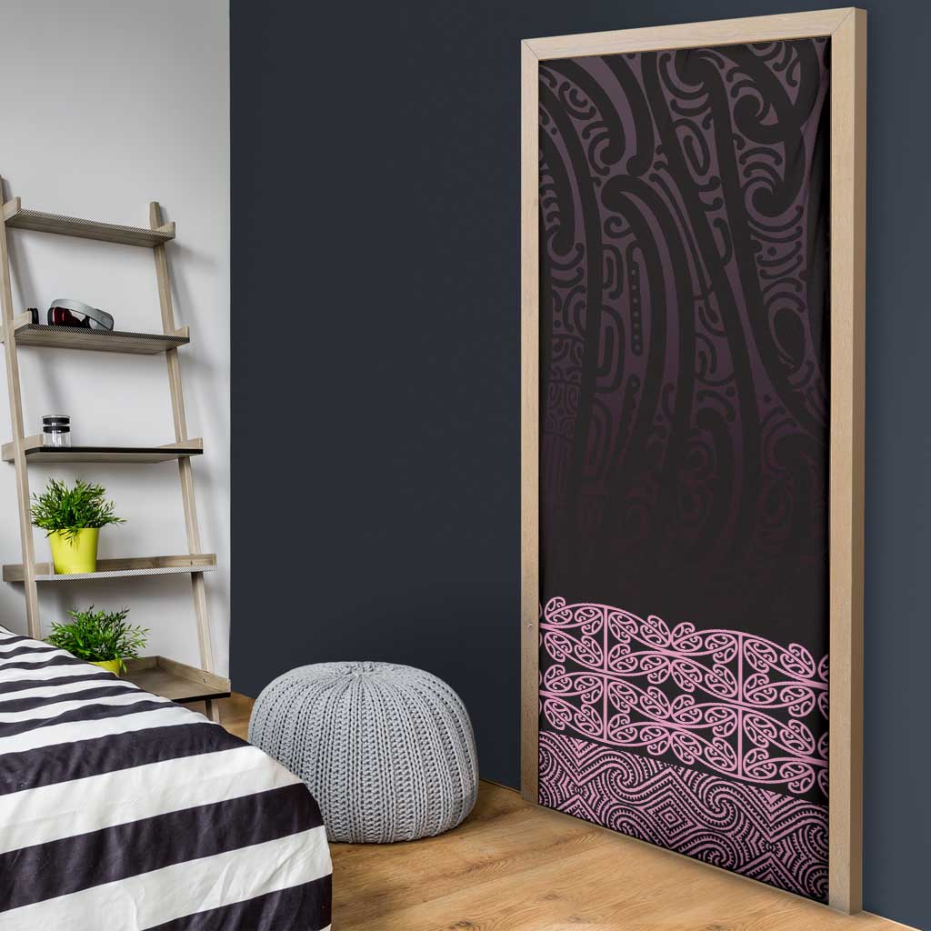 New Zealand Maori Kowhaiwhai Door Cover Mawhero Maui and Mangopare - Polynesian Pride
