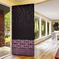 New Zealand Maori Kowhaiwhai Door Cover Mawhero Maui and Mangopare - Polynesian Pride