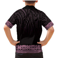 New Zealand Maori Kowhaiwhai Family Matching Mermaid Dress and Hawaiian Shirt Mawhero Maui and Mangopare