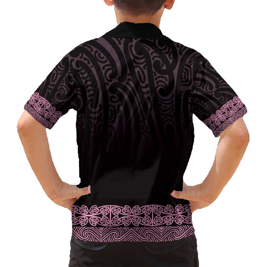 New Zealand Maori Kowhaiwhai Family Matching Off Shoulder Maxi Dress and Hawaiian Shirt Mawhero Maui and Mangopare