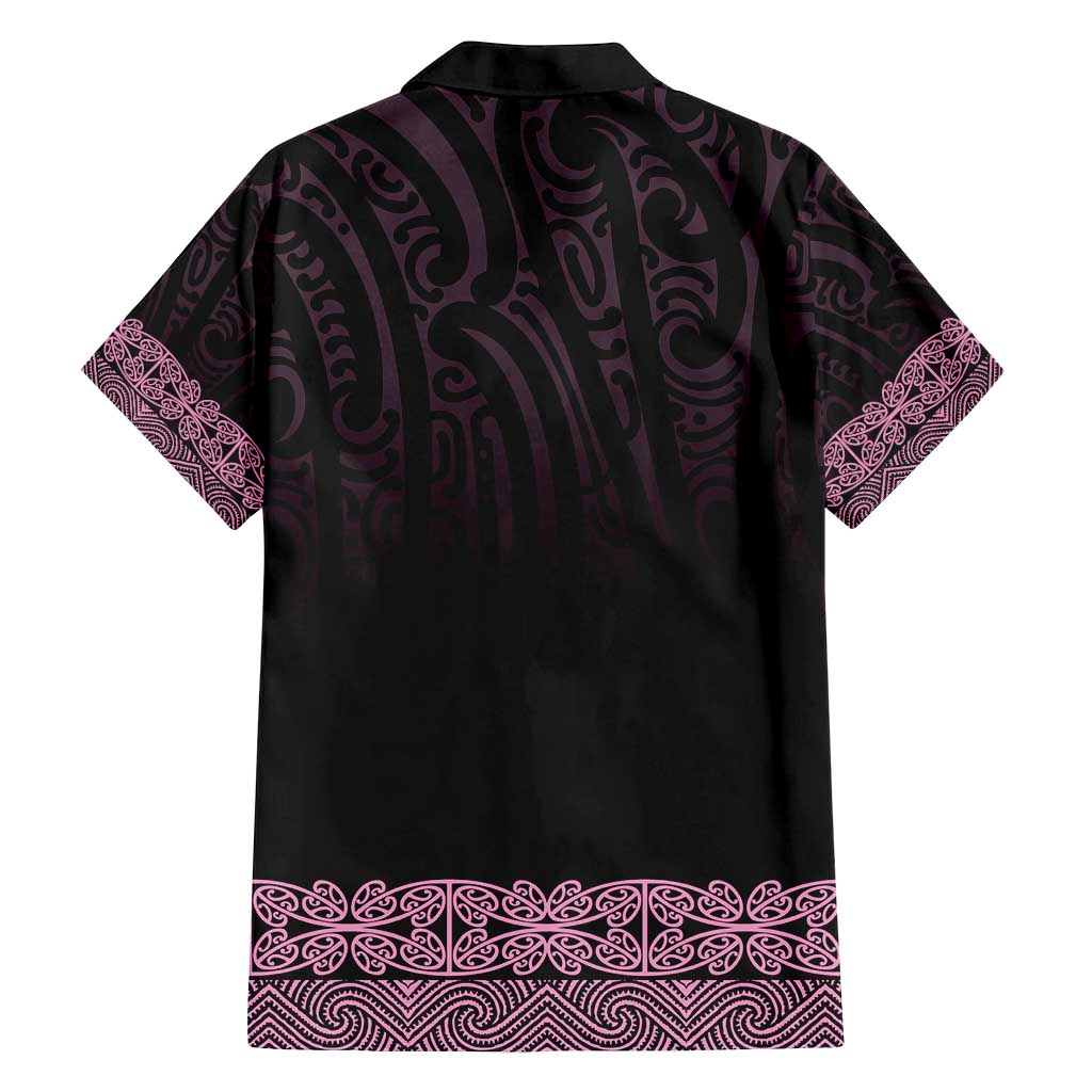 New Zealand Maori Kowhaiwhai Family Matching Off Shoulder Short Dress and Hawaiian Shirt Mawhero Maui and Mangopare