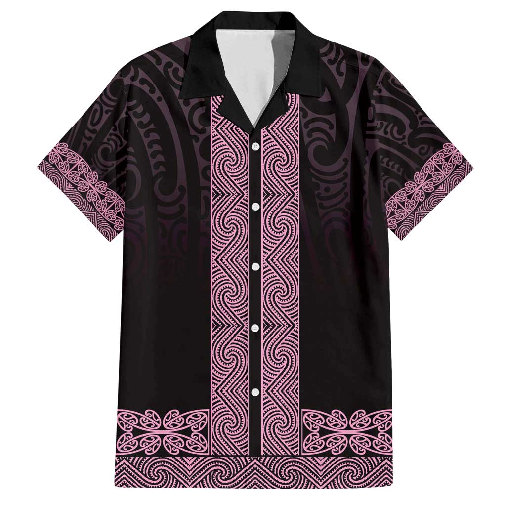 New Zealand Maori Kowhaiwhai Family Matching Puletasi and Hawaiian Shirt Mawhero Maui and Mangopare