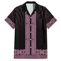 New Zealand Maori Kowhaiwhai Family Matching Tank Maxi Dress and Hawaiian Shirt Mawhero Maui and Mangopare