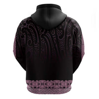 New Zealand Maori Kowhaiwhai Hoodie Mawhero Maui and Mangopare