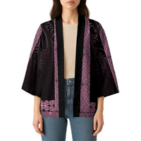 New Zealand Maori Kowhaiwhai Kimono Mawhero Maui and Mangopare - Polynesian Pride