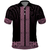 New Zealand Maori Kowhaiwhai Polo Shirt Mawhero Maui and Mangopare