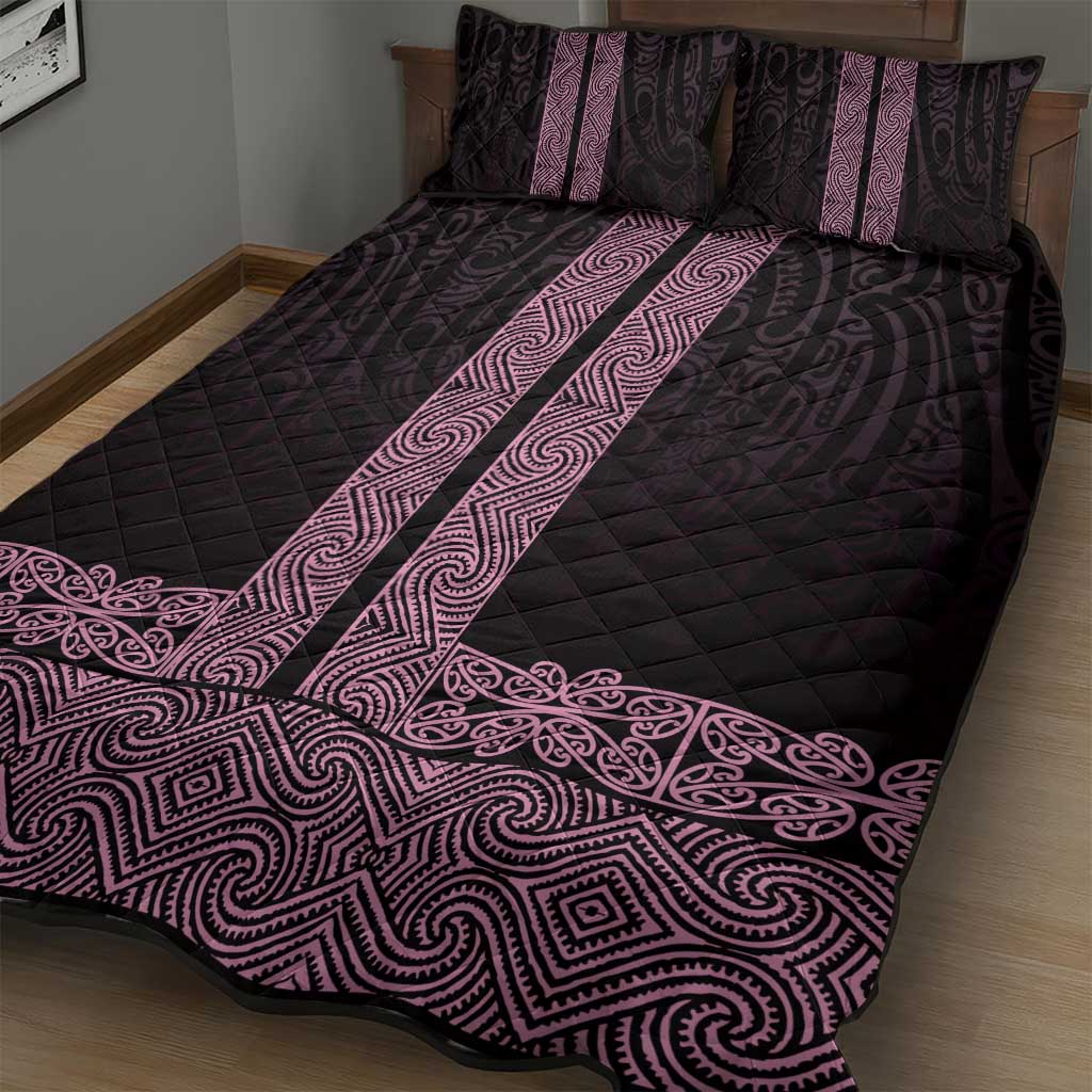 New Zealand Maori Kowhaiwhai Quilt Bed Set Mawhero Maui and Mangopare