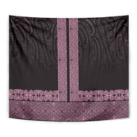 New Zealand Maori Kowhaiwhai Tapestry Mawhero Maui and Mangopare