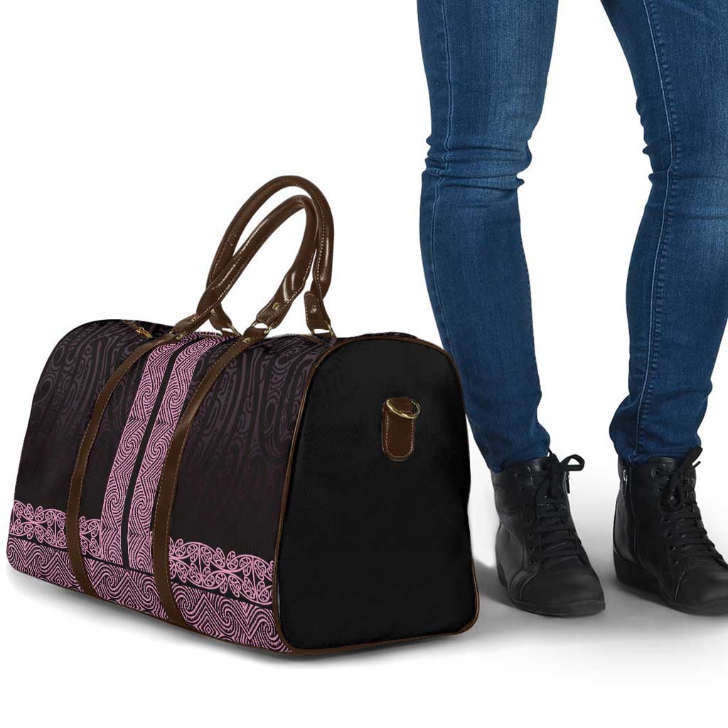 New Zealand Maori Kowhaiwhai Travel Bag Mawhero Maui and Mangopare - Polynesian Pride