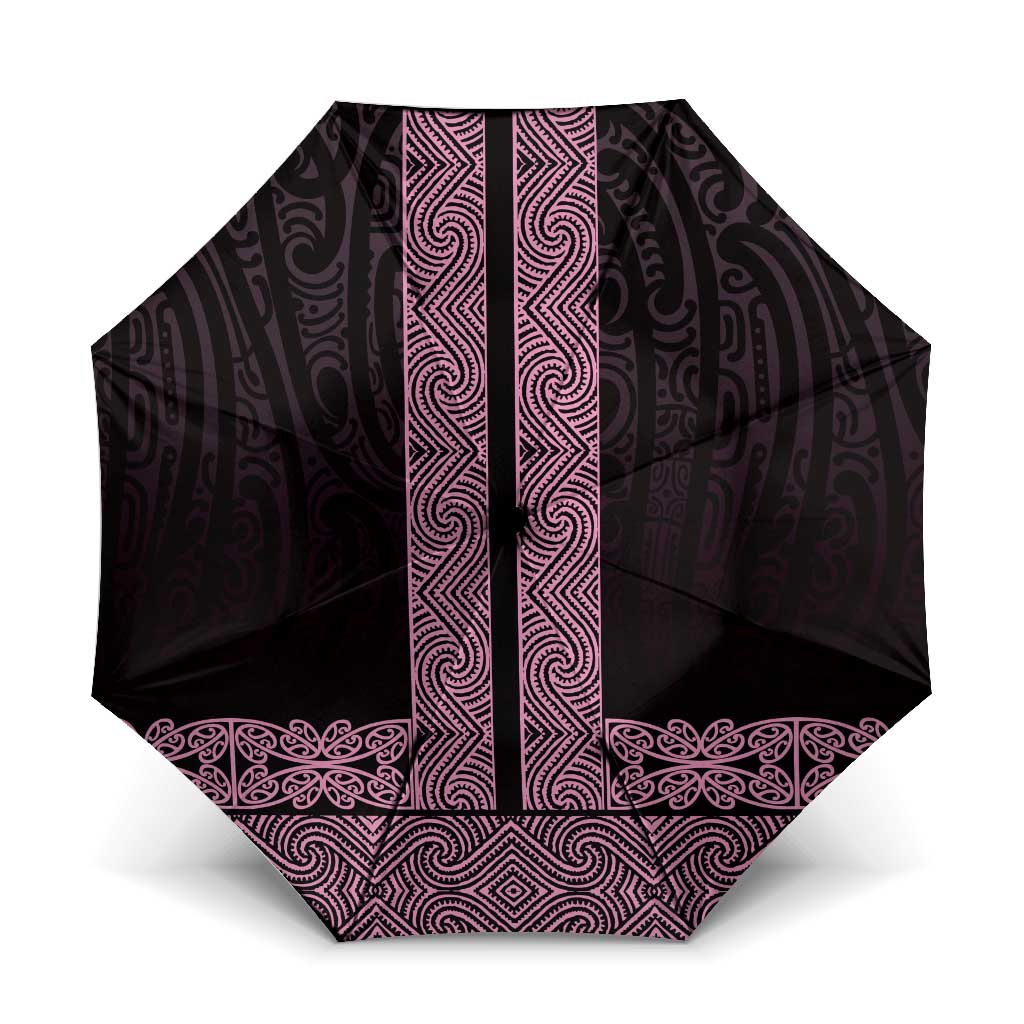 New Zealand Maori Kowhaiwhai Umbrella Mawhero Maui and Mangopare - Polynesian Pride