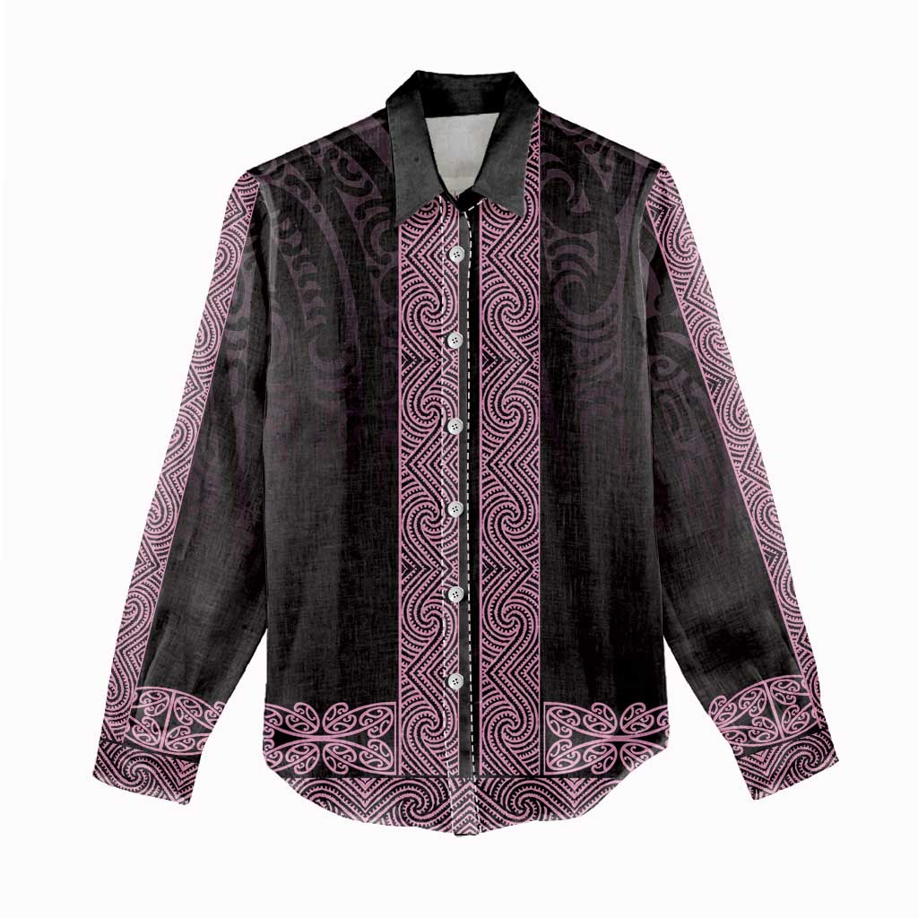 New Zealand Maori Kowhaiwhai Women Casual Shirt Mawhero Maui and Mangopare