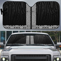 New Zealand Maori Kowhaiwhai Auto Sun Shade Pango Maui and Mangopare - Polynesian Pride