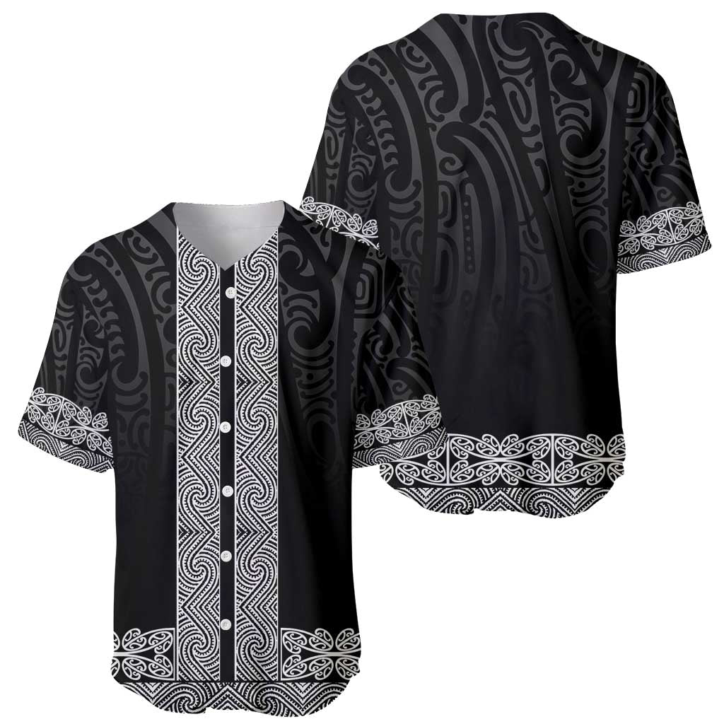 New Zealand Maori Kowhaiwhai Baseball Jersey Pango Maui and Mangopare