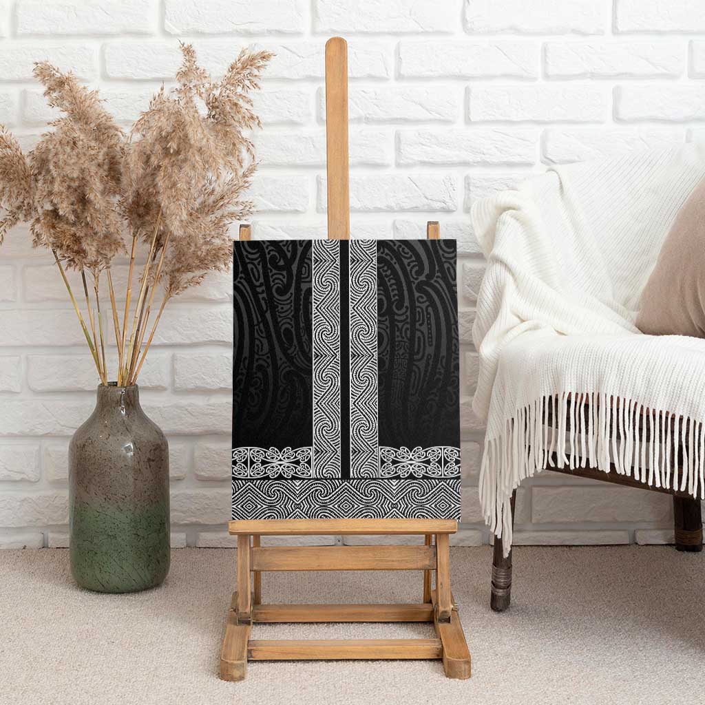 New Zealand Maori Kowhaiwhai Canvas Wall Art Pango Maui and Mangopare