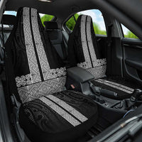 New Zealand Maori Kowhaiwhai Car Seat Cover Pango Maui and Mangopare