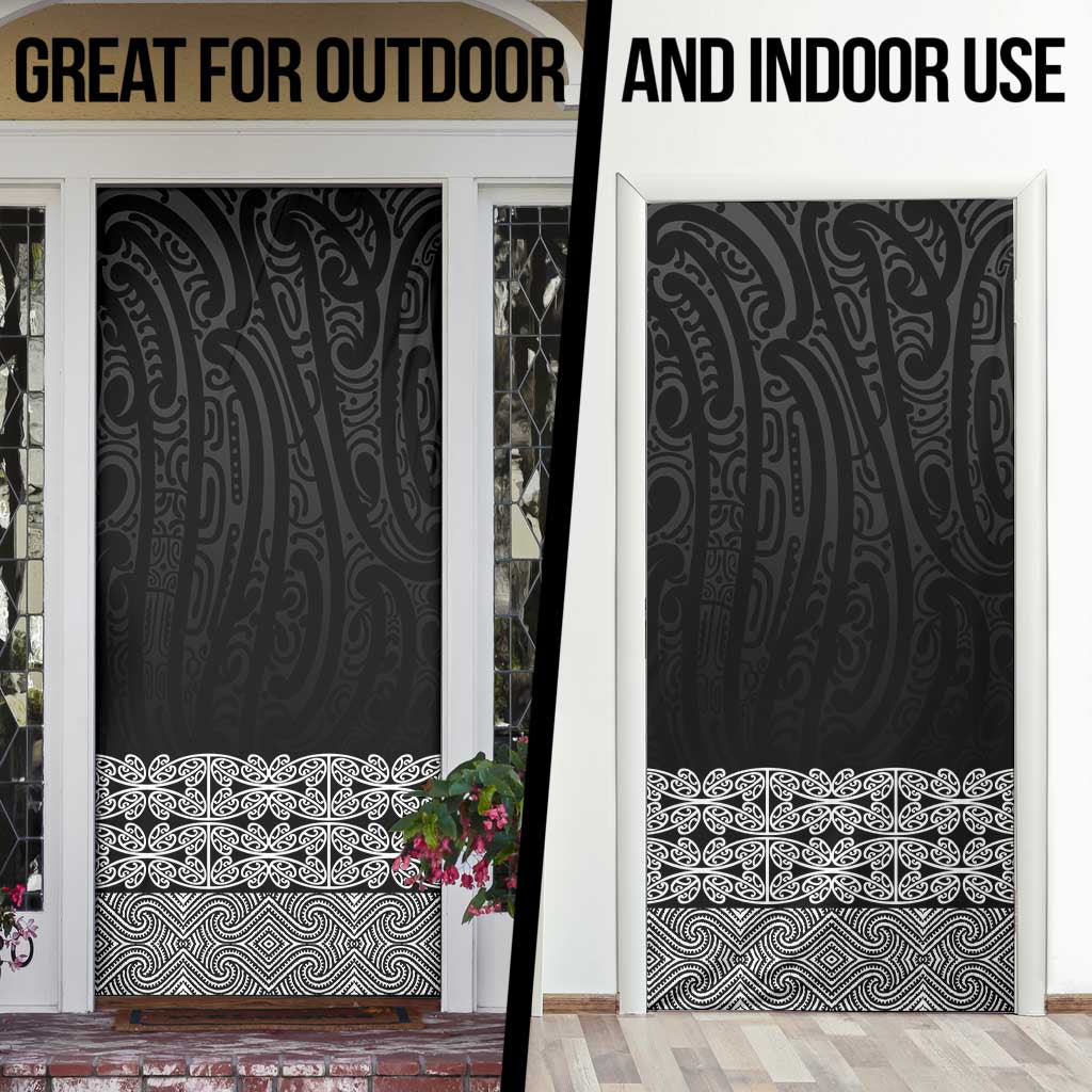New Zealand Maori Kowhaiwhai Door Cover Pango Maui and Mangopare - Polynesian Pride