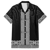New Zealand Maori Kowhaiwhai Family Matching Puletasi and Hawaiian Shirt Pango Maui and Mangopare