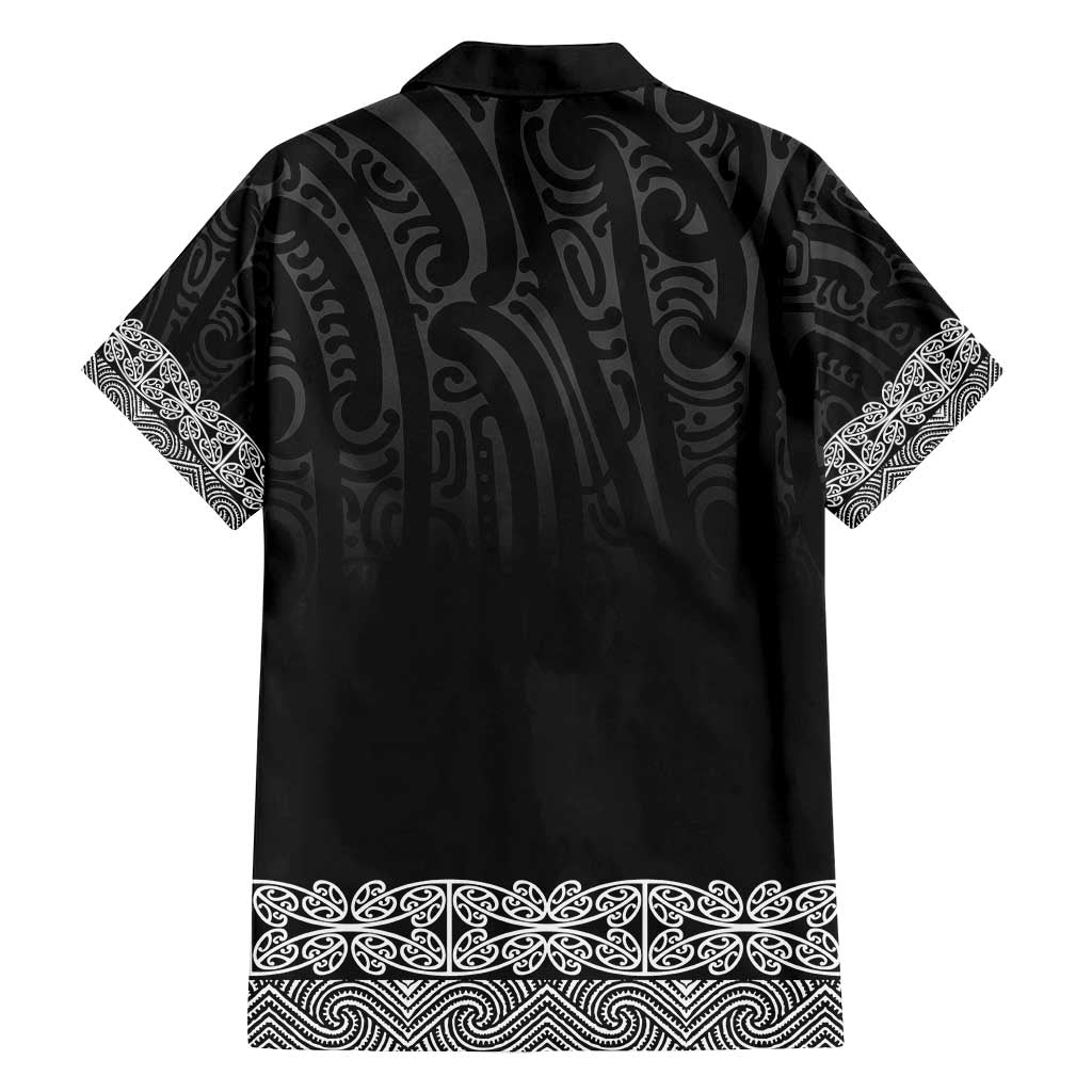 New Zealand Maori Kowhaiwhai Family Matching Puletasi and Hawaiian Shirt Pango Maui and Mangopare