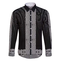 New Zealand Maori Kowhaiwhai Family Matching Short Sleeve Bodycon Dress and Hawaiian Shirt Pango Maui and Mangopare