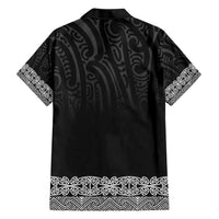 New Zealand Maori Kowhaiwhai Hawaiian Shirt Pango Maui and Mangopare