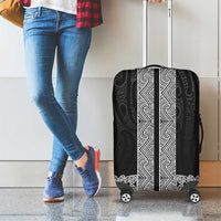 New Zealand Maori Kowhaiwhai Luggage Cover Pango Maui and Mangopare