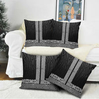 New Zealand Maori Kowhaiwhai Pillow Cover Pango Maui and Mangopare - Polynesian Pride