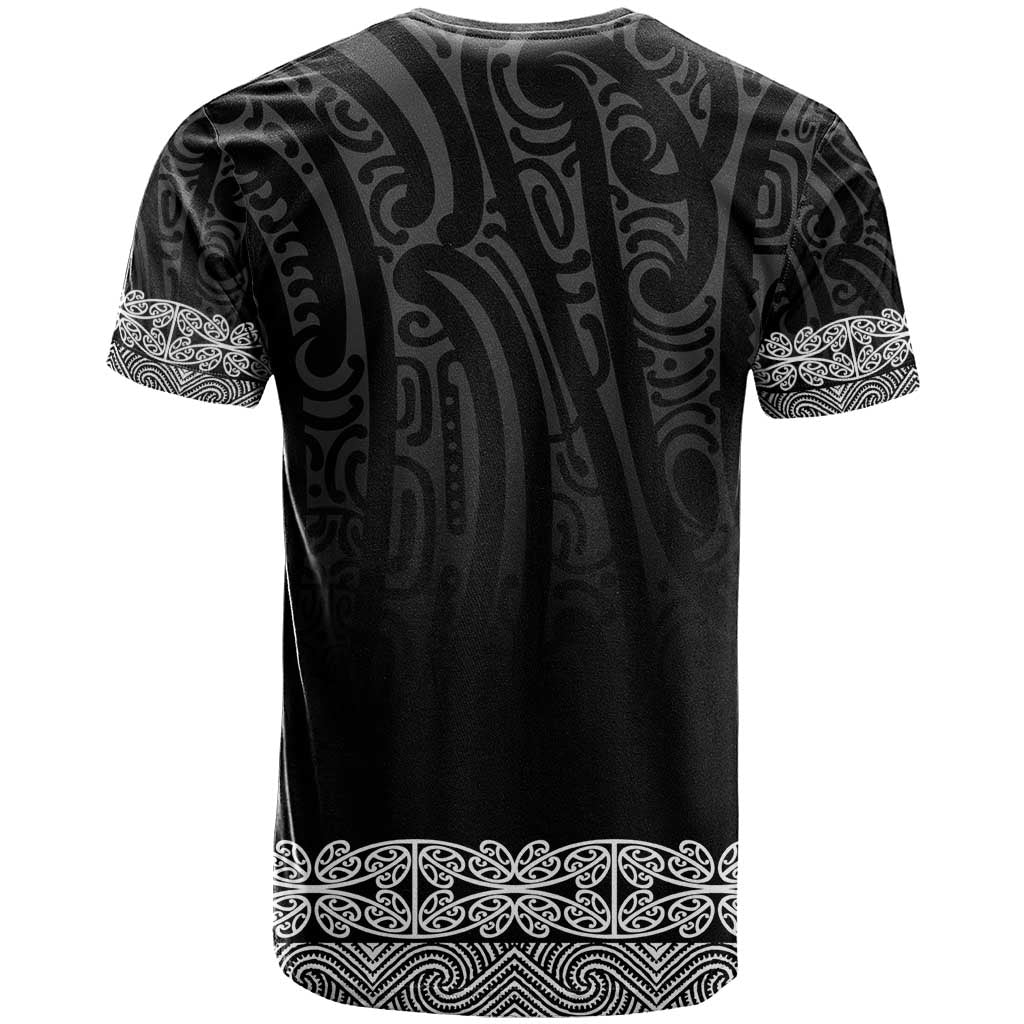 New Zealand Maori Kowhaiwhai T Shirt Pango Maui and Mangopare