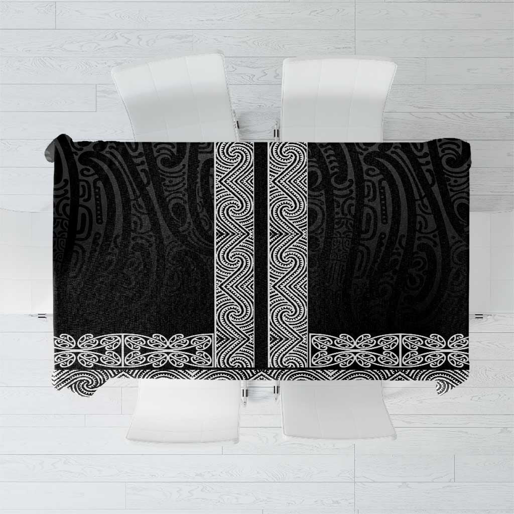 New Zealand Maori Kowhaiwhai Tablecloth Pango Maui and Mangopare