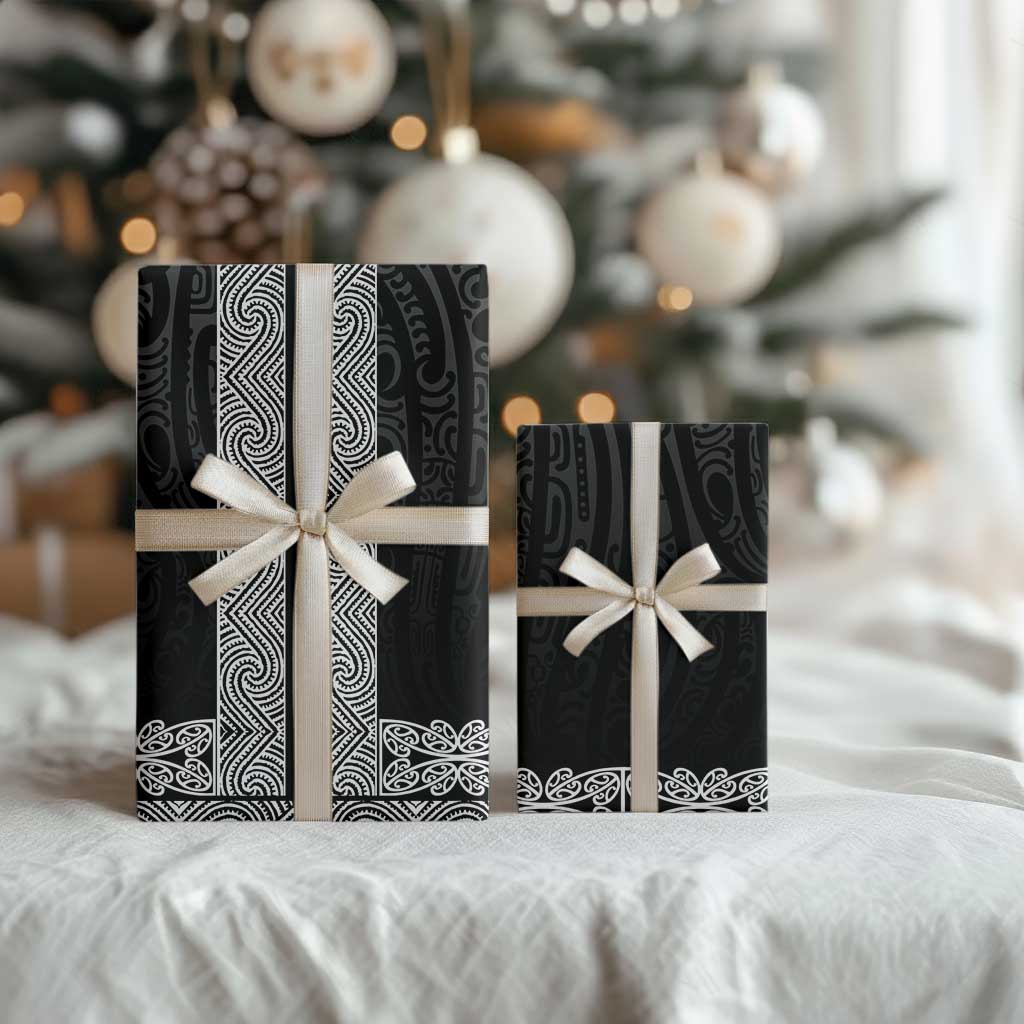 New Zealand Maori Kowhaiwhai Wrapping Paper Pango Maui and Mangopare - Polynesian Pride