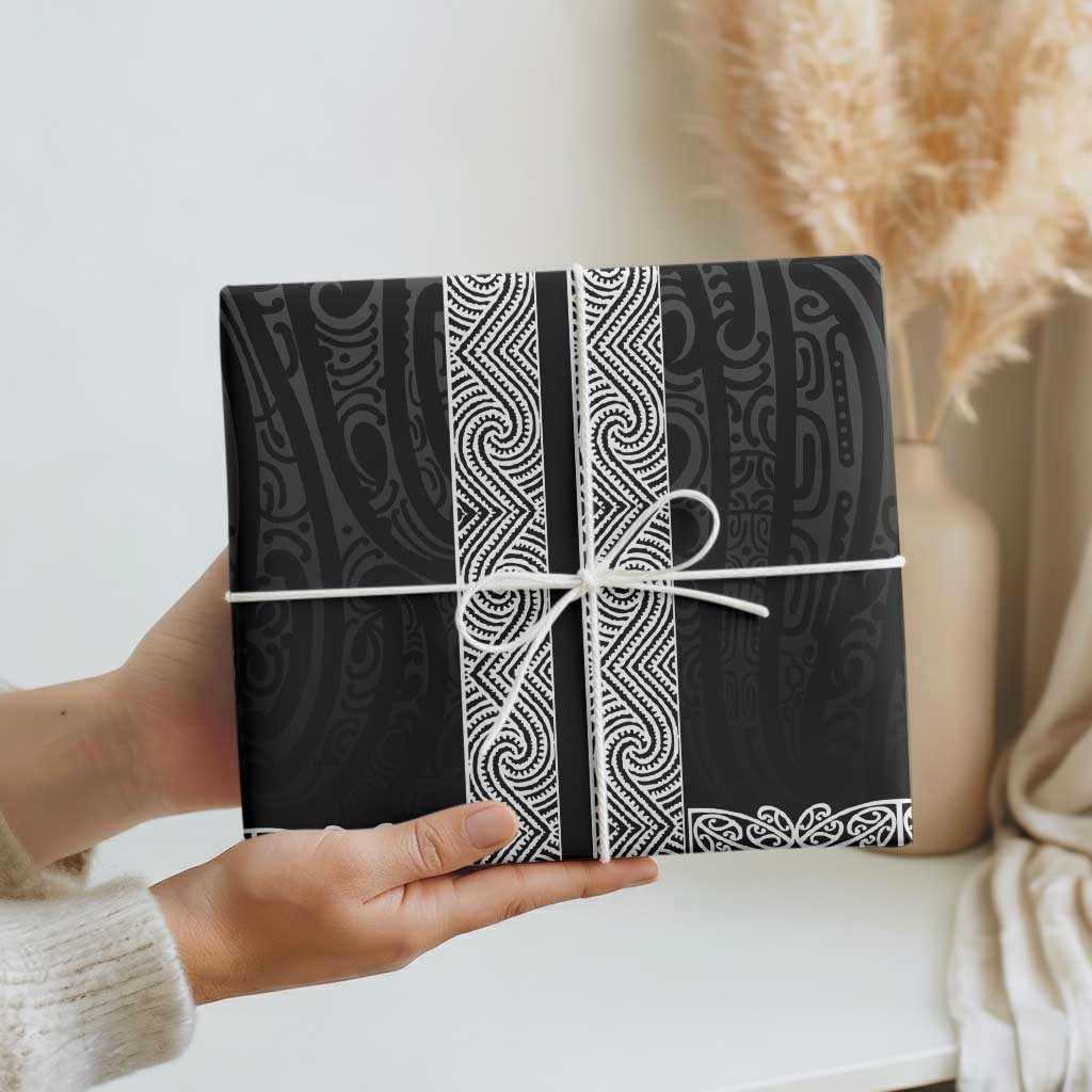 New Zealand Maori Kowhaiwhai Wrapping Paper Pango Maui and Mangopare - Polynesian Pride