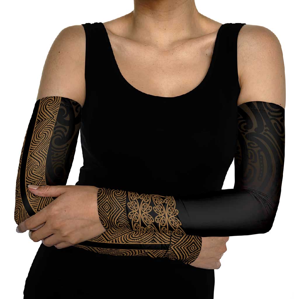 New Zealand Maori Kowhaiwhai Arm Sleeves Parauri Maui and Mangopare - Polynesian Pride