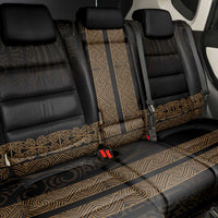 New Zealand Maori Kowhaiwhai Back Car Seat Cover Parauri Maui and Mangopare