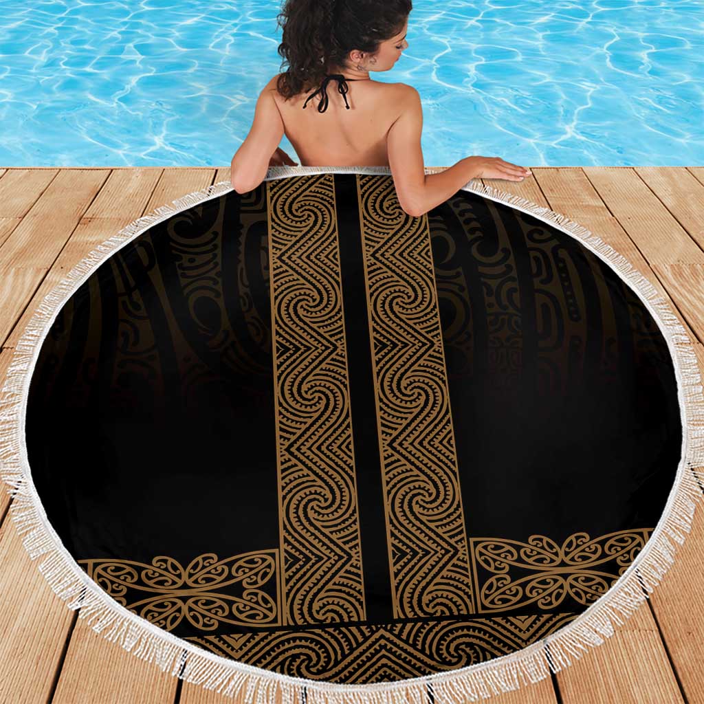 New Zealand Maori Kowhaiwhai Beach Blanket Parauri Maui and Mangopare