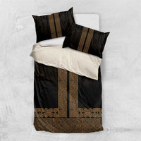New Zealand Maori Kowhaiwhai Bedding Set Parauri Maui and Mangopare
