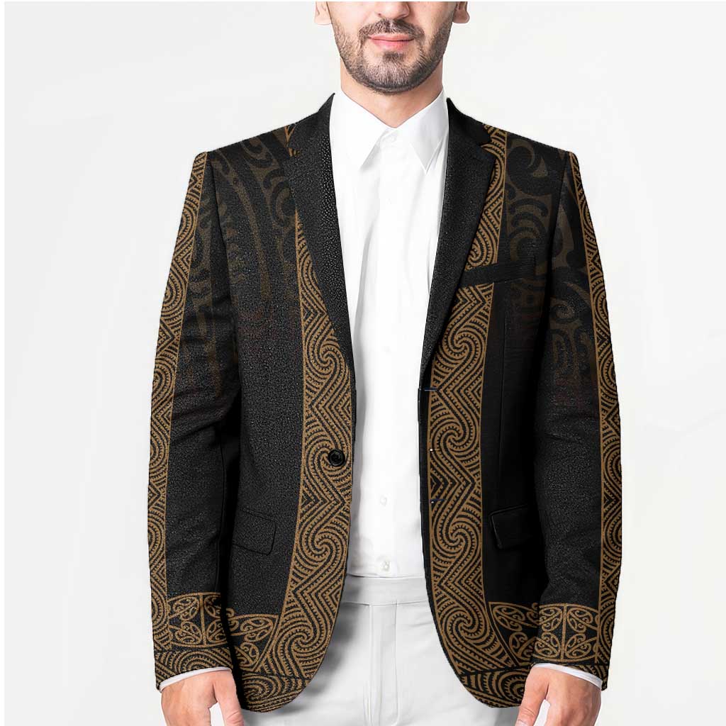New Zealand Maori Kowhaiwhai Blazer Parauri Maui and Mangopare - Polynesian Pride