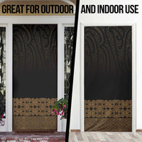 New Zealand Maori Kowhaiwhai Door Cover Parauri Maui and Mangopare - Polynesian Pride
