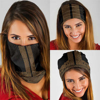 New Zealand Maori Kowhaiwhai Neck Gaiter Parauri Maui and Mangopare - Polynesian Pride