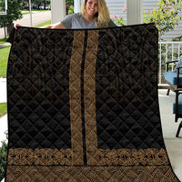 New Zealand Maori Kowhaiwhai Quilt Parauri Maui and Mangopare