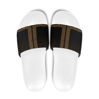 New Zealand Maori Kowhaiwhai Slide Sandals Parauri Maui and Mangopare - Polynesian Pride