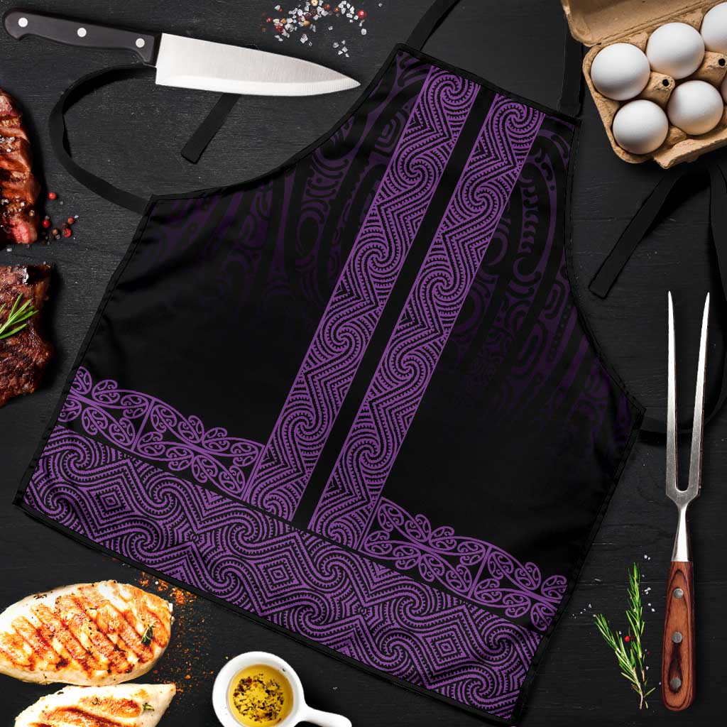New Zealand Maori Kowhaiwhai Apron Waiporoporo Maui and Mangopare - Polynesian Pride