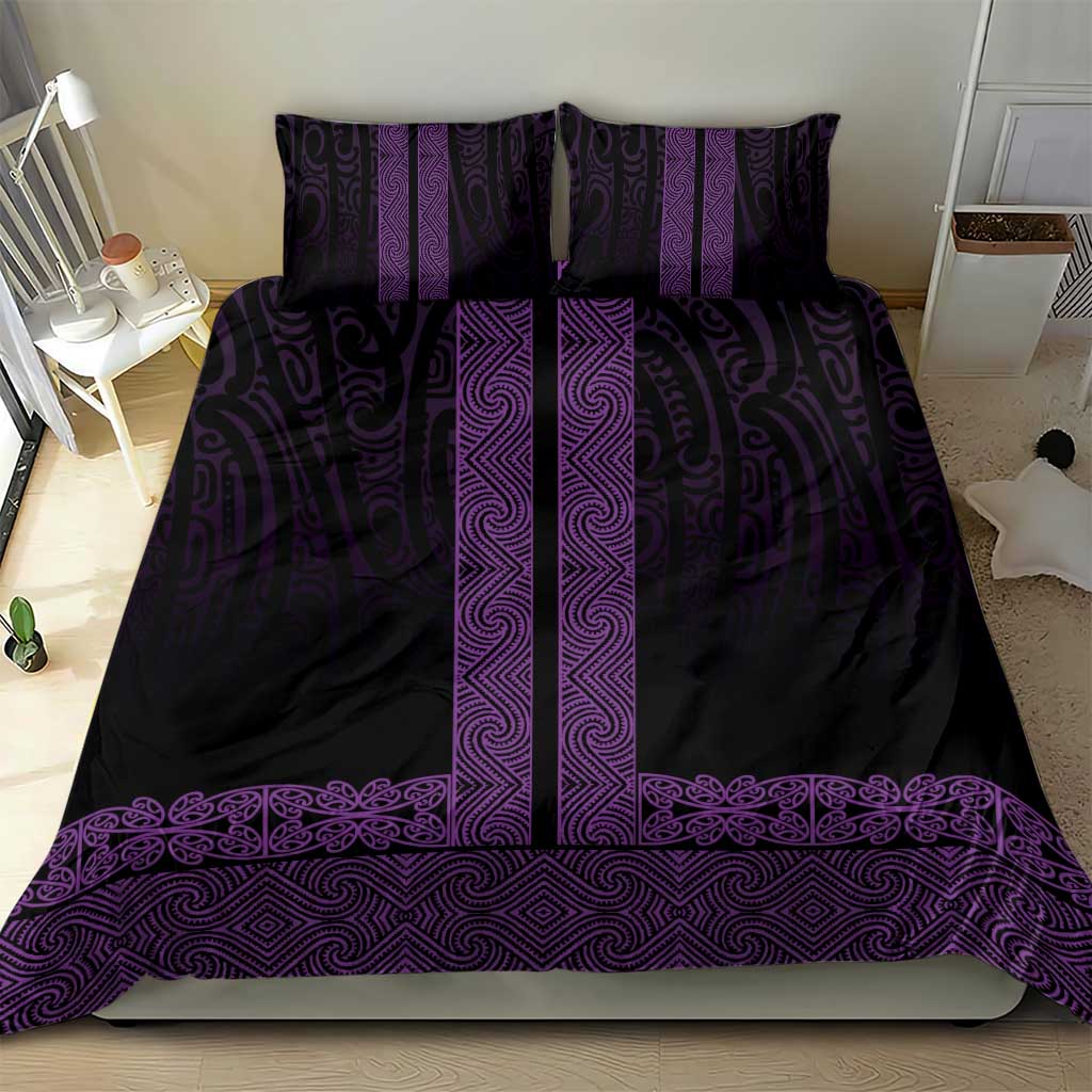 New Zealand Maori Kowhaiwhai Bedding Set Waiporoporo Maui and Mangopare