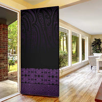 New Zealand Maori Kowhaiwhai Door Cover Waiporoporo Maui and Mangopare - Polynesian Pride