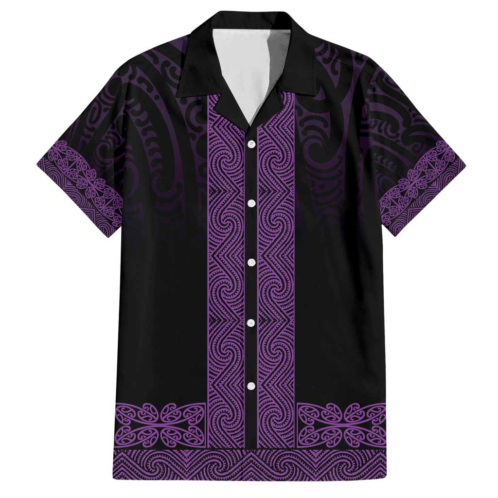 New Zealand Maori Kowhaiwhai Family Matching Long Sleeve Bodycon Dress and Hawaiian Shirt Waiporoporo Maui and Mangopare