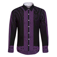 New Zealand Maori Kowhaiwhai Family Matching Puletasi and Hawaiian Shirt Waiporoporo Maui and Mangopare