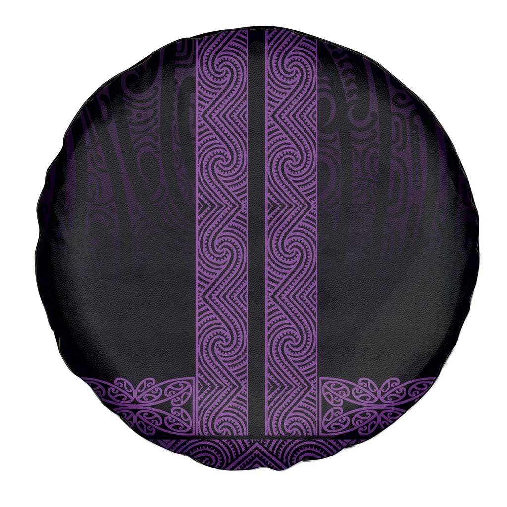 New Zealand Maori Kowhaiwhai Spare Tire Cover Waiporoporo Maui and Mangopare